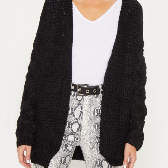 pretty little thing black sweater